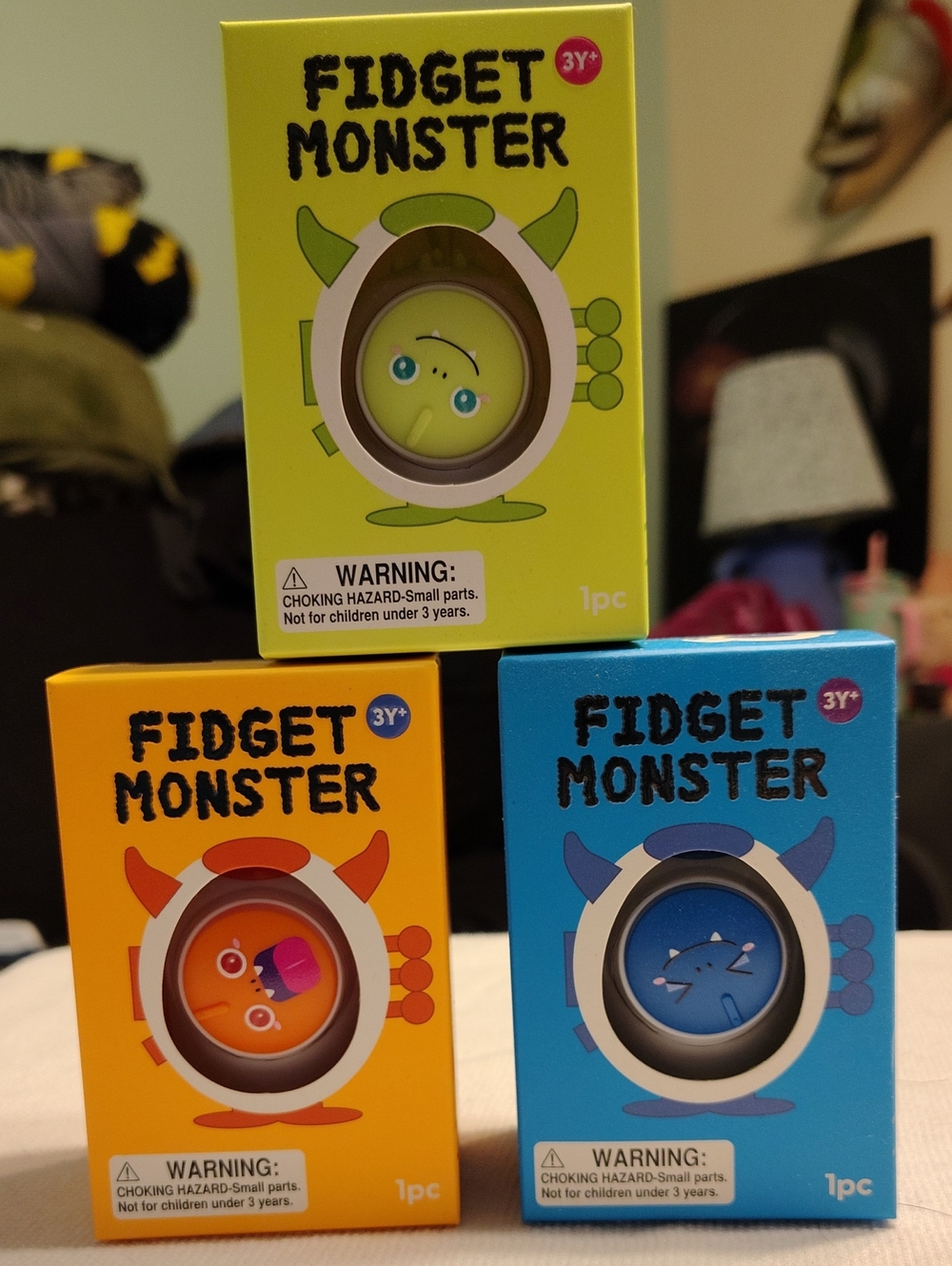Fidget Monster Toy - One Random Color